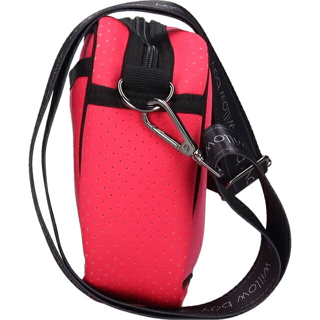 ウィローベイ ショルダーバッグ レディース ブランド WILLOWBAY ラージクロスボディバッグウィズロープ クロスボディ FUCHSIA PINK
