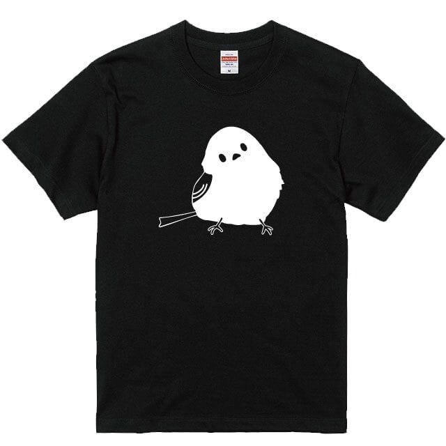 シマエナガ 送料無料 しまえながTシャツ シマエナガＴシャツ半袖Tシャツ 全3色 鳥Tシャツ かわいいTシャツ 鳥好き  誕生日プレゼント 野鳥 雪の妖精
