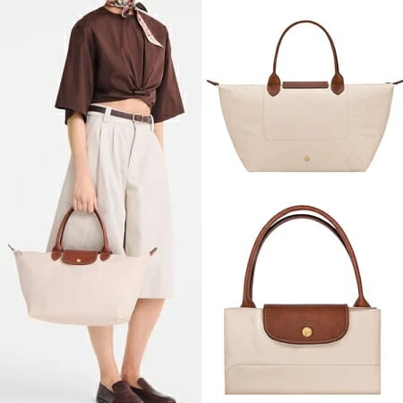 【無料ラッピング】  ロンシャン LONGCHAMP ハンドバッグ ル プリアージュ オリジナル Lトップハンドルバッグ リサイクルキャンバス サステナブル 軽量 ブランド 正規品 新品 ギフト プレゼント 人気 おすすめ 誕生日 記念日 クリスマス 送料無料 lcp515585