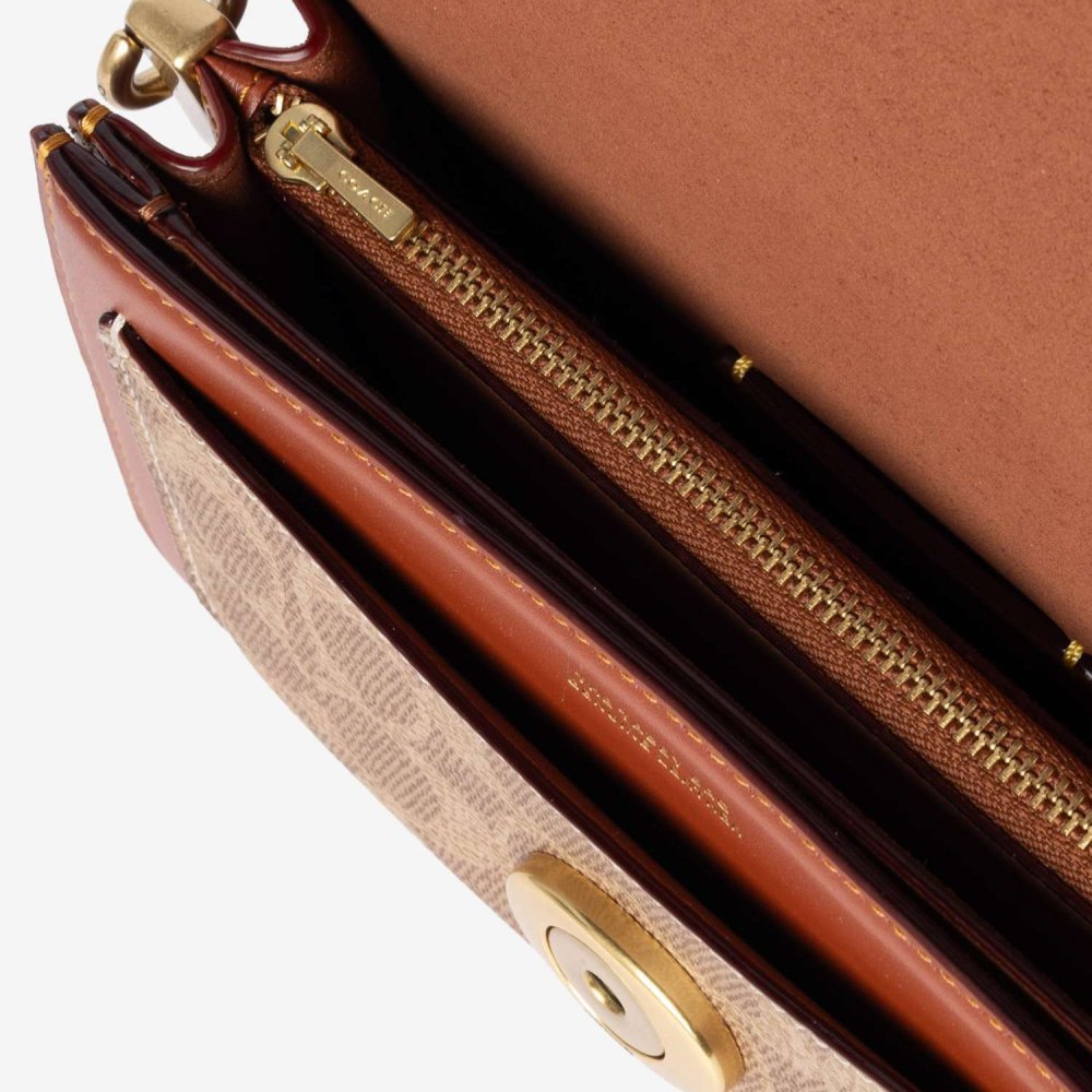 コーチ COACH TABBY SHOULDER BAG 20 タビー ショルダー バッグ シグネチャー キャンバス CM569 ハンドバッグ レディース バッグ