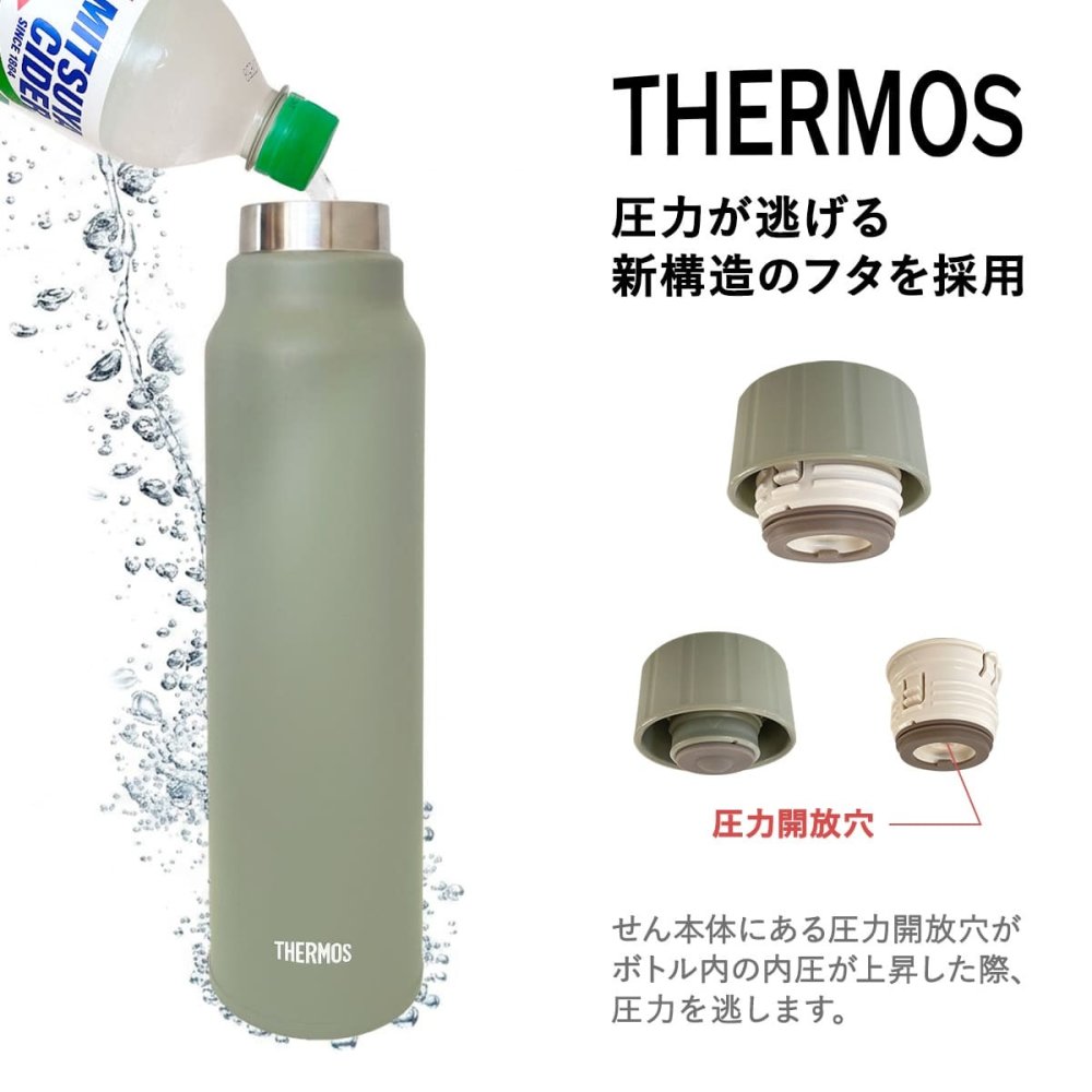 【 名入れ 刻印 】 THERMOS サーモス FJK-750 保冷炭酸飲料ボトル 0.75L THERMOS 水筒 サーモス 本体 スポーツ 保冷ボトル thermos ステンレスボトル 名入れ ギフト 魔法瓶 サーモス 水筒 魔法瓶 水筒 炭酸対応 水筒 保冷 アウトドア