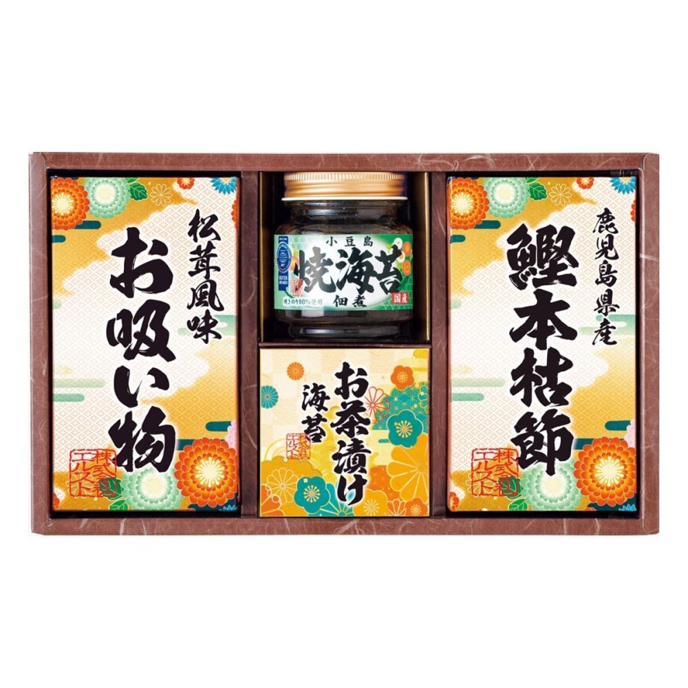 雅和膳 佃煮 鰹節ほか 詰め合わせ ギフトセット 4種入 和食 惣菜セット ご飯のお供 和風惣菜 のり佃煮【北海道・沖縄県・離島 配送不可】