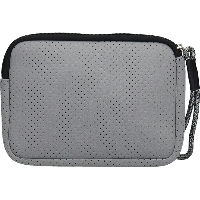 ウィローベイ ポーチ レディース ブランド WILLOWBAY リストレットクラッチ クラッチバッグ PEBBLE GREY