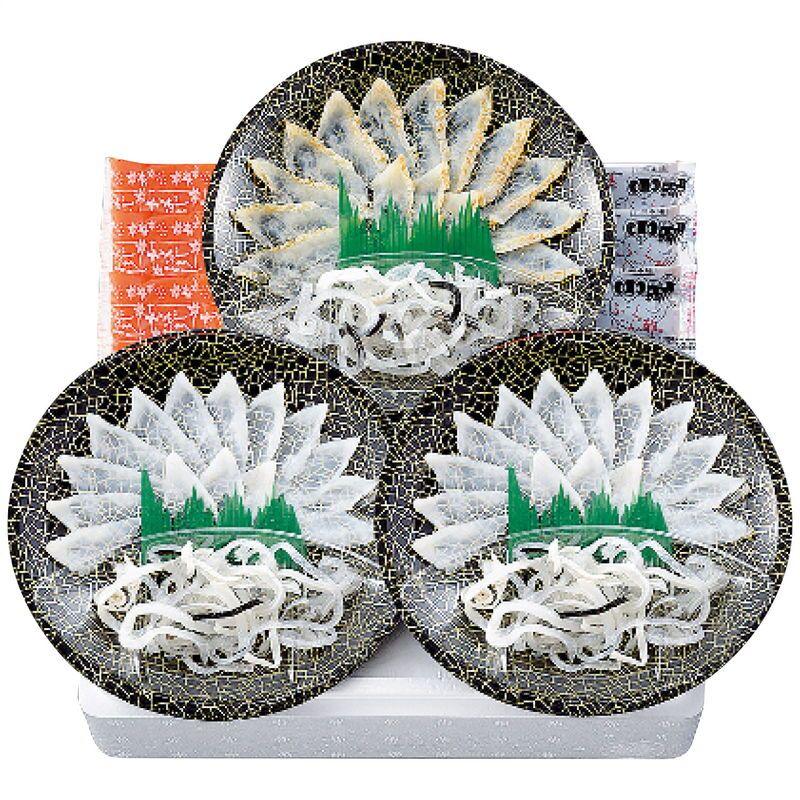 お歳暮・冬ギフト 関とら本店 ふぐ薄造り詰合せ (SK-50F2Z) ※送料無料(北海道・沖縄・離島への配送不可)