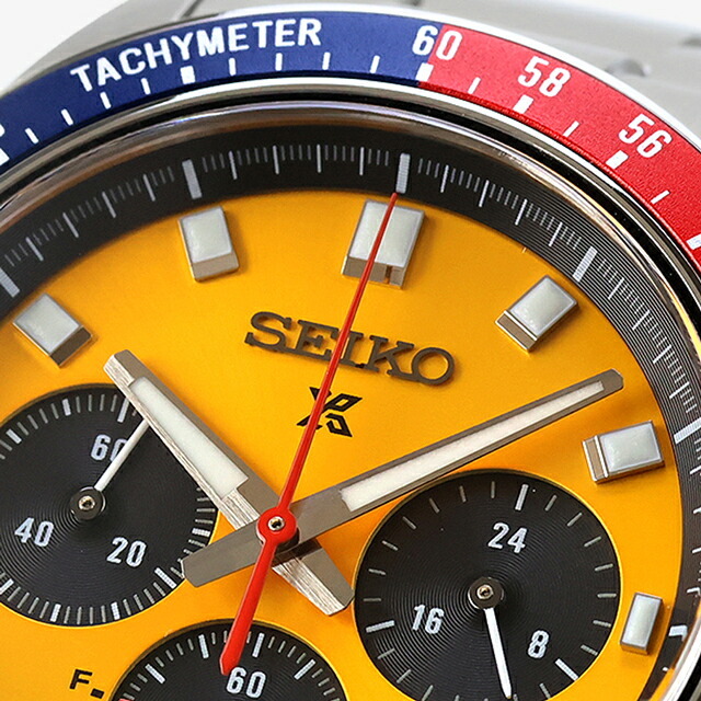 セイコー プロスペックス スピードタイマー ソーラー 腕時計 ブランド メンズ クロノグラフ SEIKO PROSPEX HBJ004P アナログ ブライトイエロー