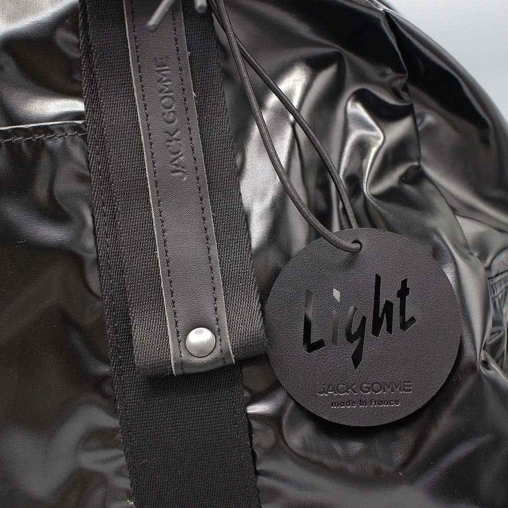 ジャックゴム　Jack Gomme　ボストンバッグ　1141 WALLI　ウォーリー　ブラック　NOIR　ノアール　メタリックカラー　軽量　Lightシリーズ