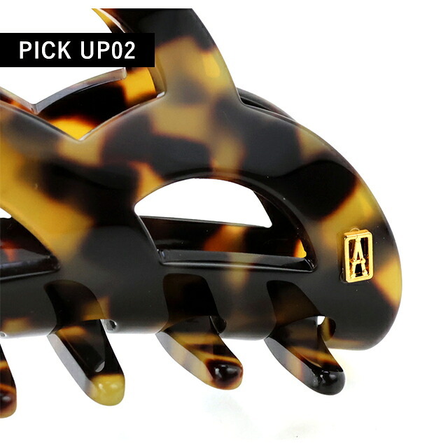 アレクサンドル ドゥ パリ ヘアクリップ レディース ブランド ALEXANDRE DE PARIS クラシックLクリップ ACCL-9359-02-W べっ甲