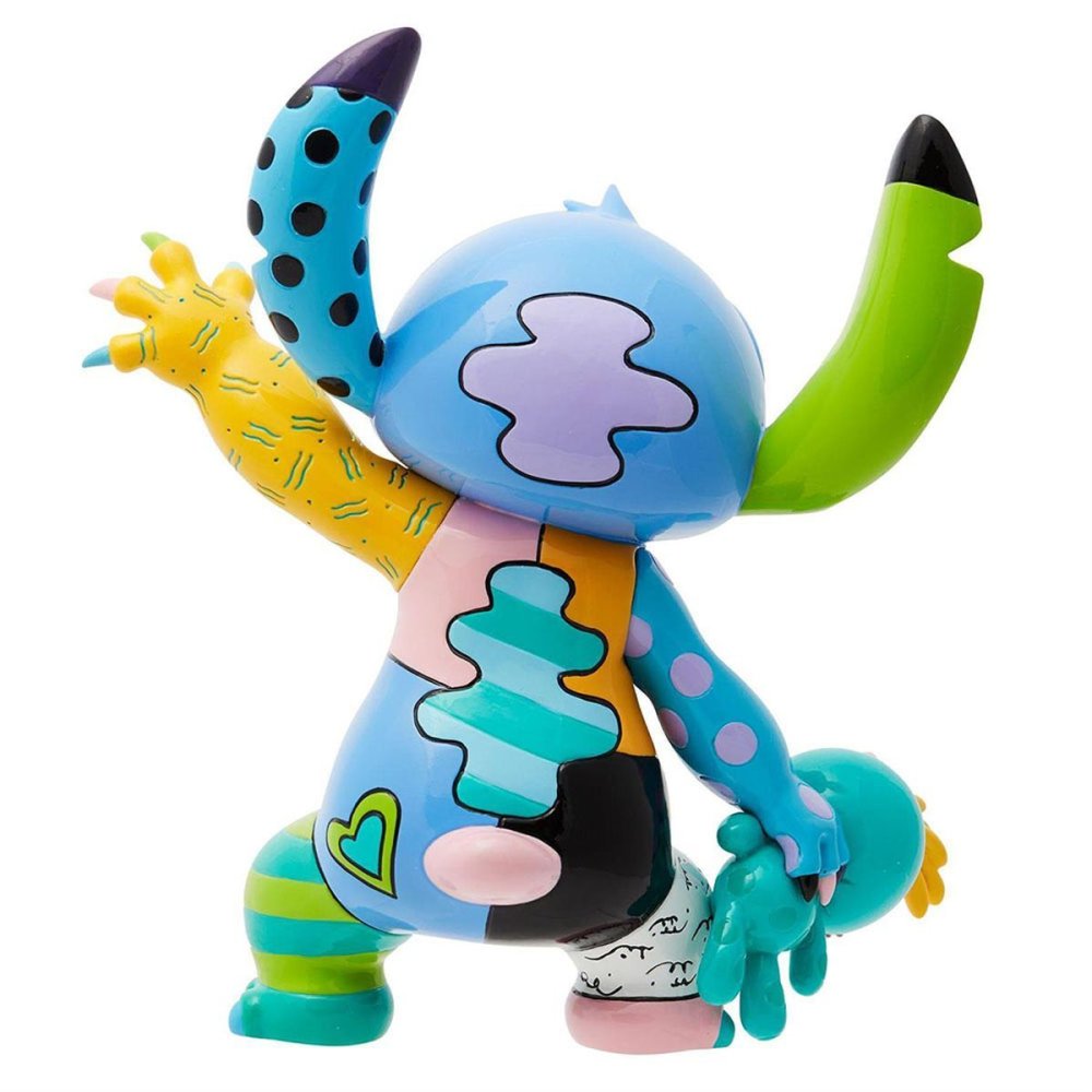 スティッチ&スクランプ 20.5cm | ロメロ・ブリット Romero Britto デザイン アート 正規輸入品
