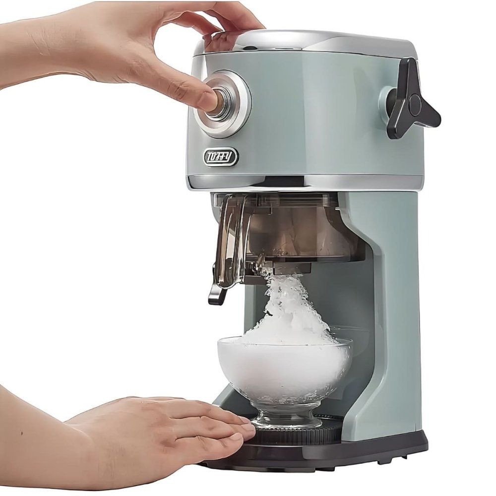 かき氷機 電動 ふわふわ とろ雪 かき氷器 電動かき氷器 氷調節 特典付き Toffy (トフィー) コンパクト電動ふわふわかき氷器 K-IS13-PA ペールアクア ラドンナ LADONNA #64029 冷凍フルーツ ジュース ミルク 台湾風 レトロ おしゃれ かわいい 家庭用 夏休み