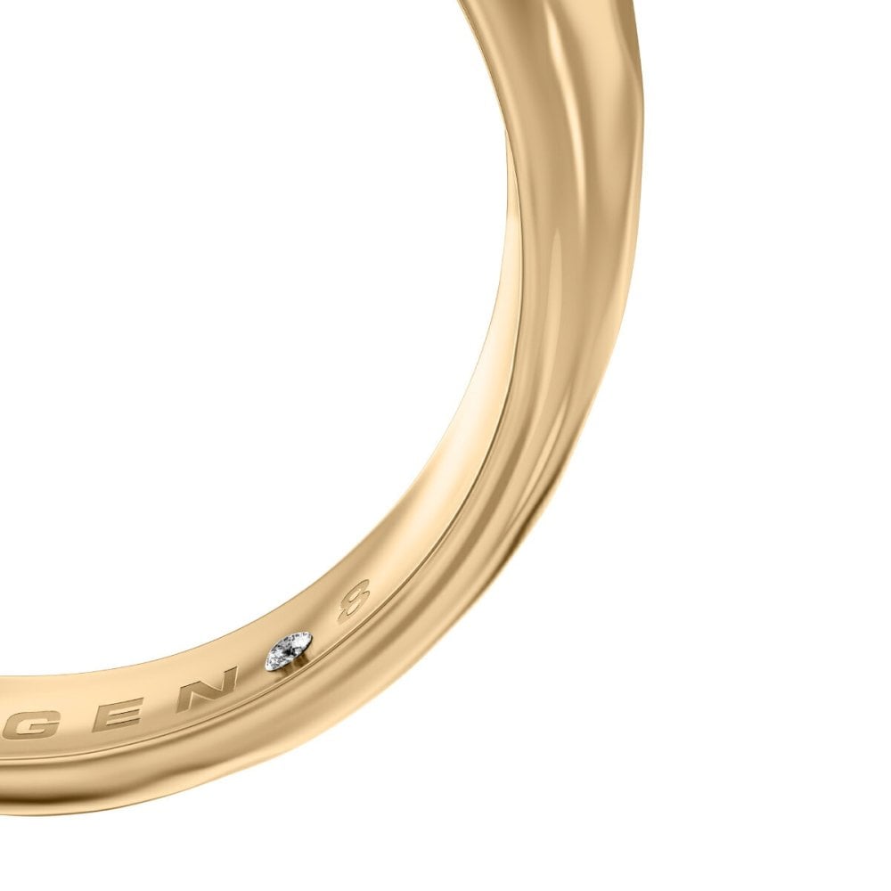 スカーゲン SKAGEN Moderne Stak アクセサリー 指輪 リング ゴールドトーン サイズ（US）6.5 レディース SKJ50267106-5
