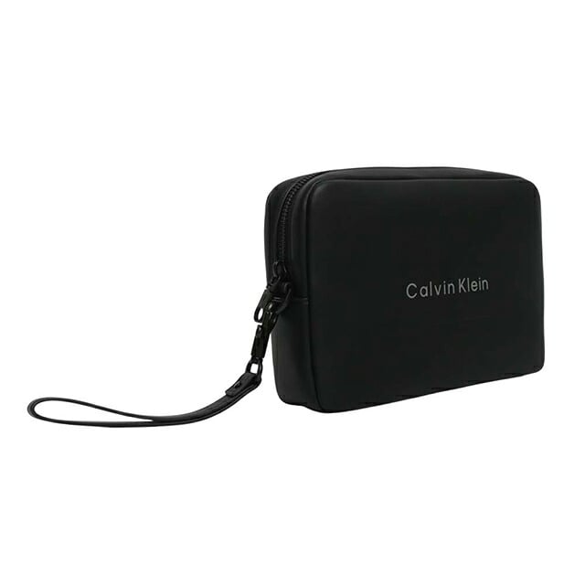 カルバンクライン CALVIN KLEIN BOLD POUCH WITH HANDLE クラッチバッグ lv04d1257g-ub1 メンズ BLACK