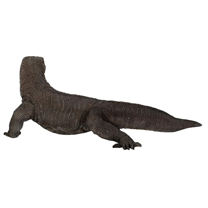 置物 トカゲ コモドトカゲ 幅26cm woobia ウービア リアル 爬虫類 おしゃれ 玄関 インテリア オブジェ ガーデン リザード コモドドラゴン 動物 アニマル 面白い 個性的 存在感 かっこいい 爬虫類好き プレゼント ギフト 男性 二度見