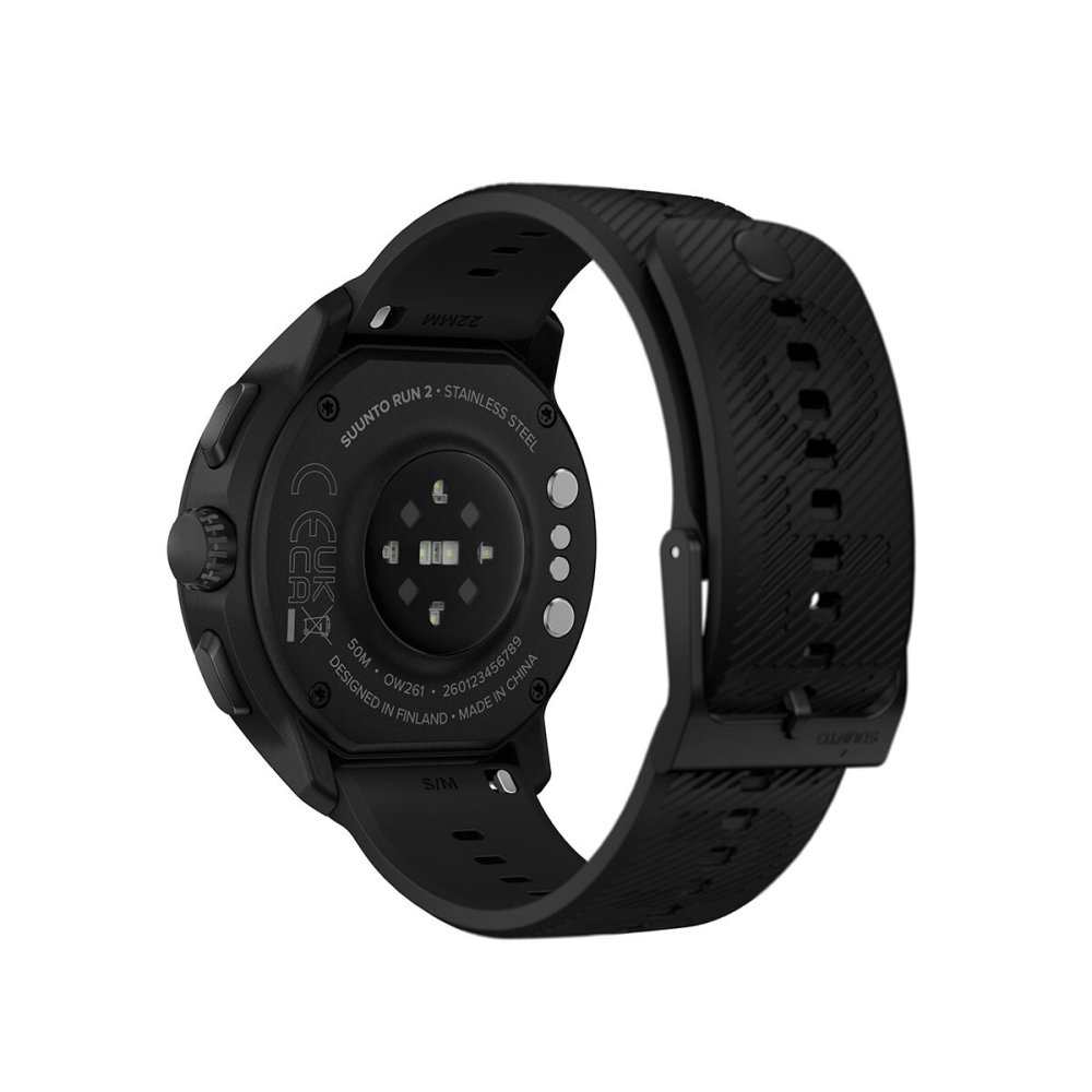 【選べるノベルティー付き】スント SUUNTO RUN 2 ALL BLACK ラン ２ オールブラック 4GB SS051723000 シリコンバンド スマートウォッチ 腕時計 メンズ レディース【2026 新作】