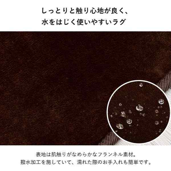 ラグ おしゃれ 正方形 小さい ふわふわ 冬 フェイクファー 無地約180×180cm
