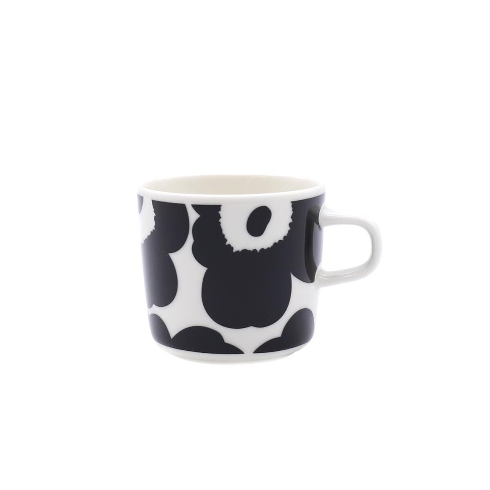 マリメッコ ウニッコ コーヒーカップ 200ml ホワイト/ブラック marimekko UNIKKO 耐熱 電子レンジ対応 ギフト 結婚祝い プレゼント 贈り物
