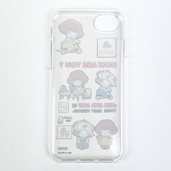 内藤ルネ クリアケース JON＆AMY iPhoneSE(第2世代)8/7/6s/6 スマホ用品 Rune