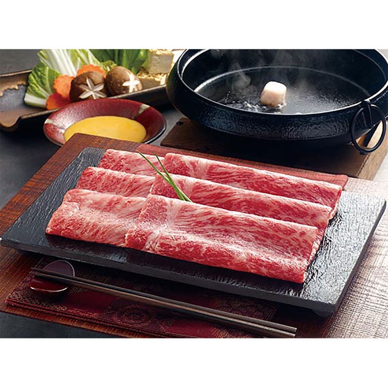 近江牛 すきやき肉 (ARE-025) [お中元][お歳暮] ※送料無料(北海道・沖縄・離島への配送不可)
