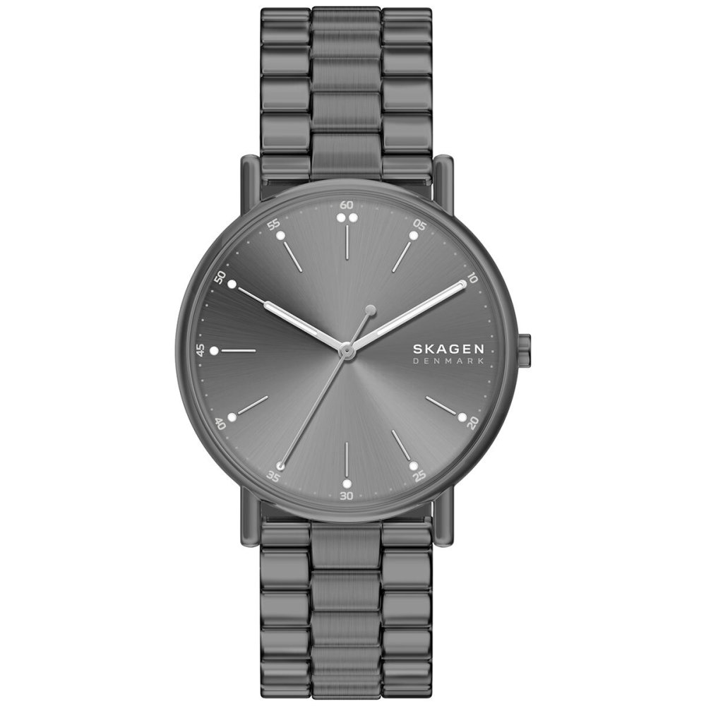 スカーゲン SKAGEN 腕時計 メンズ 三針 SIGNATUR ガンメタル  SKW6951【2026 新作】