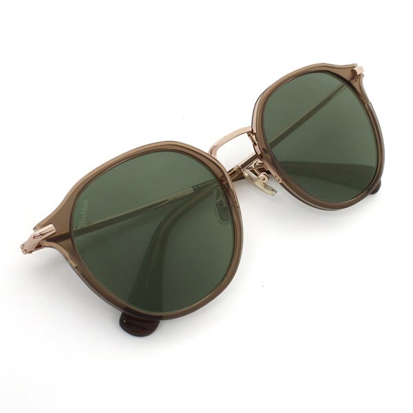 マックスマーラ サングラス MAX MARA MM0147-K/S 45A 54 サングラス ノーズパット MM0147K-45A-54 ブラウン グリーン ユニセックス