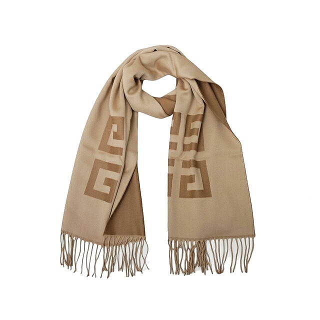 ジバンシー GIVENCHY マフラー GV3518-J5780-001 ユニセックス メンズ レディース ベージュ マフラー