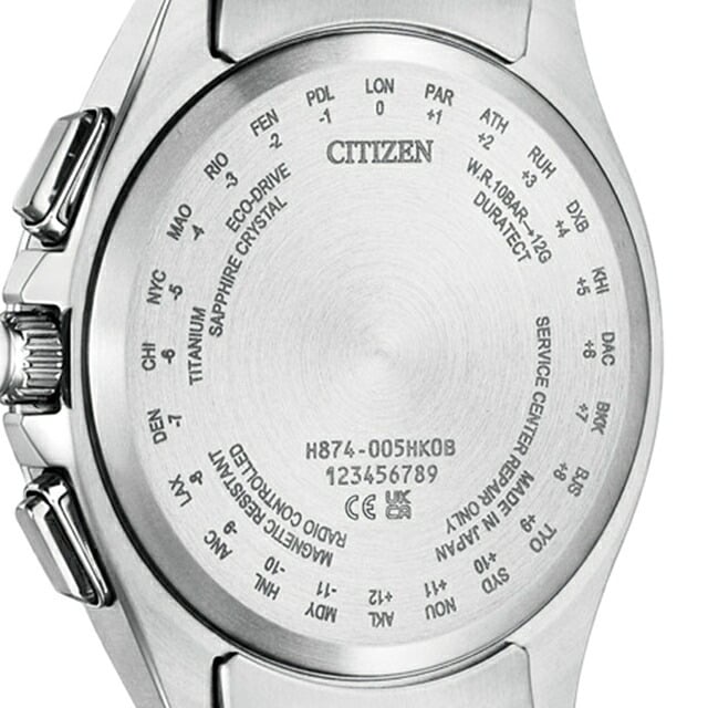 シチズン アテッサ DEAR Collection Limited Pair Model 腕時計 ブランド メンズ チタン 数量限定 ムーンフェイズ 電波ソーラー CITIZEN ATTESA BY1000-69L