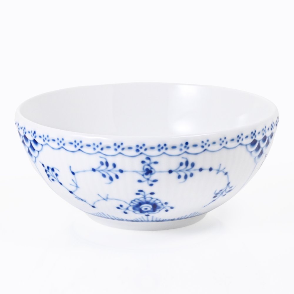ロイヤルコペンハーゲン ブルーフルーテッド ハーフレース スープ ボウル 14cm 1102569(1016783) 【スペシャルラッピング660円(別売り)】 北欧食器 洋食器 送別会 誕生日 お中元 還暦祝い 結婚祝い 結婚式 高級 父の日 母の日 即日発送 成人祝い ホワイトデー
