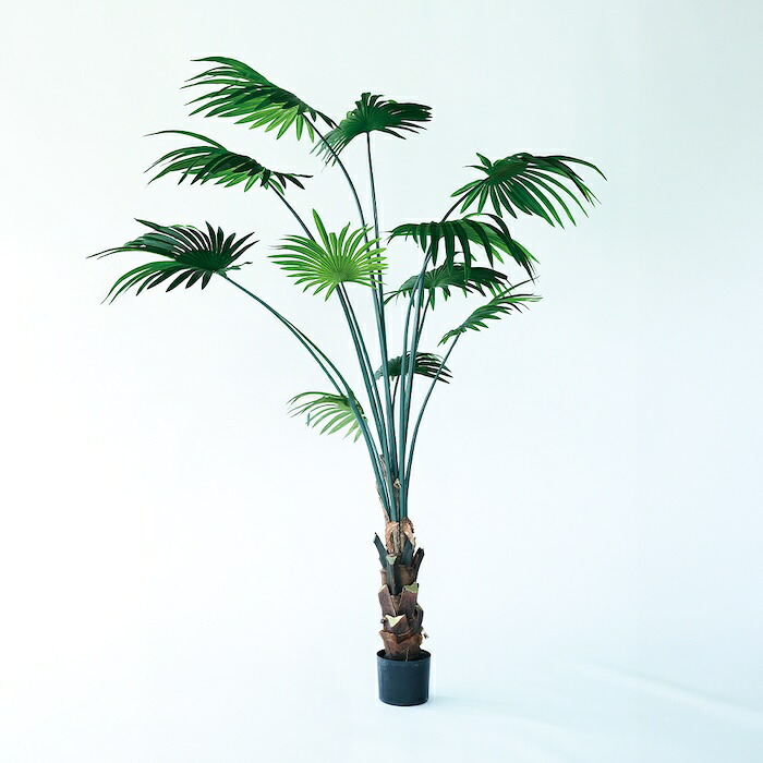 観葉植物 造花 シュロチク BROWN 全高約180cm 大型 フェイクグリーン 高級 本物そっくり リアル おしゃれ 和風 和モダン インテリア 人工観葉植物 アーティフィシャルグリーン オフィス 店舗 ホテル 旅館 開店祝い 室内 リビング 玄関 風水 棕櫚竹