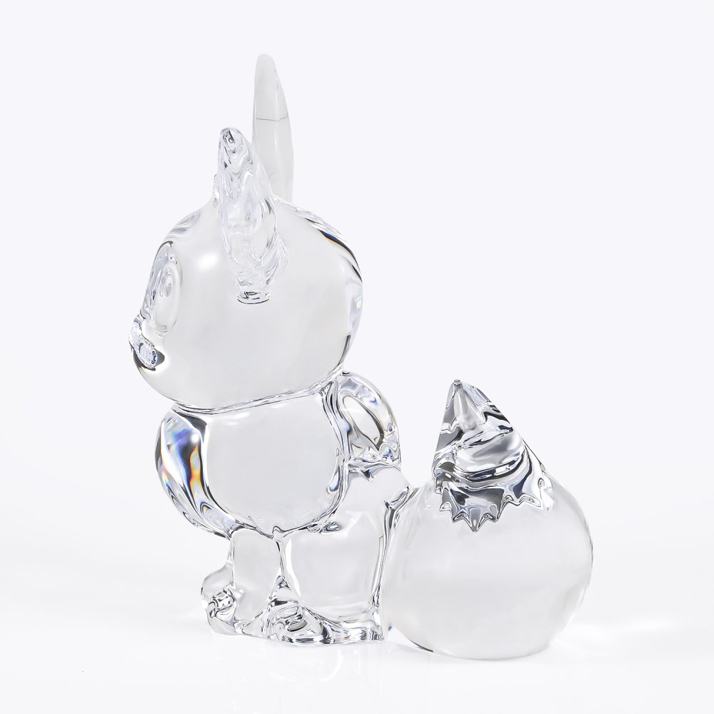 バカラ Baccarat クリスタル フィギュア ポケモン イーブイ ポケットモンスター クリア 2814797 インテリア オブジェ 置物【スペシャルラッピング660円(別売り)】 送別会 誕生日 お中元 還暦祝い 結婚祝い 結婚式 高級 父の日 母の日 成人祝い ホワイトデー