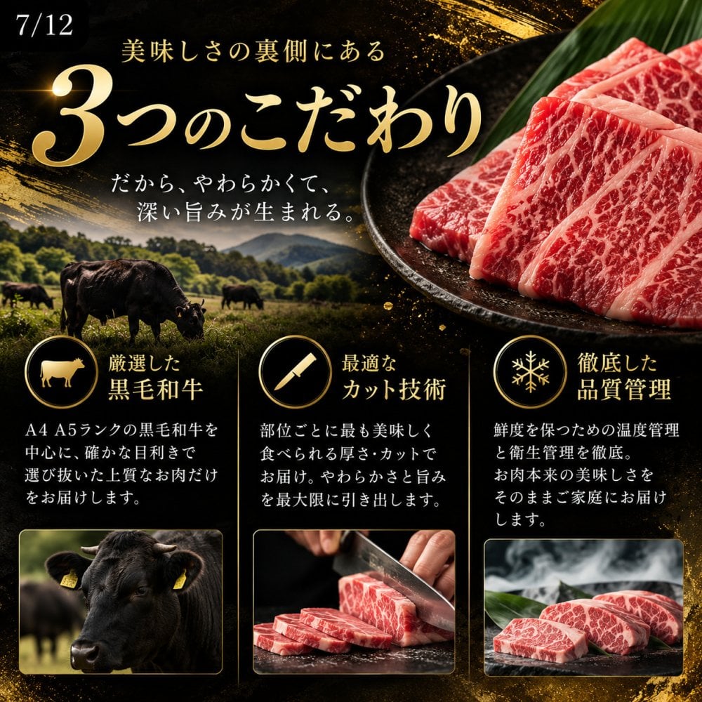 黒毛和牛 A4 A5 霜降り2種食べ比べ 800g ローススライス・特選カルビ（三角バラ） 肉ギフト