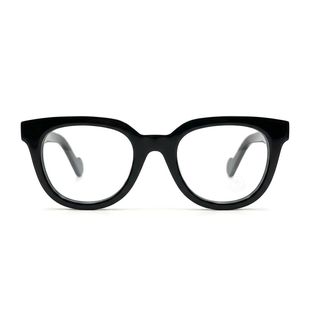 【並行輸入品】【正規品・新品】MONCLER モンクレール ML5005 001 47 イタリア製 クリア サングラス メガネ 眼鏡 メンズ レディース 伊達メガネ ビジネス