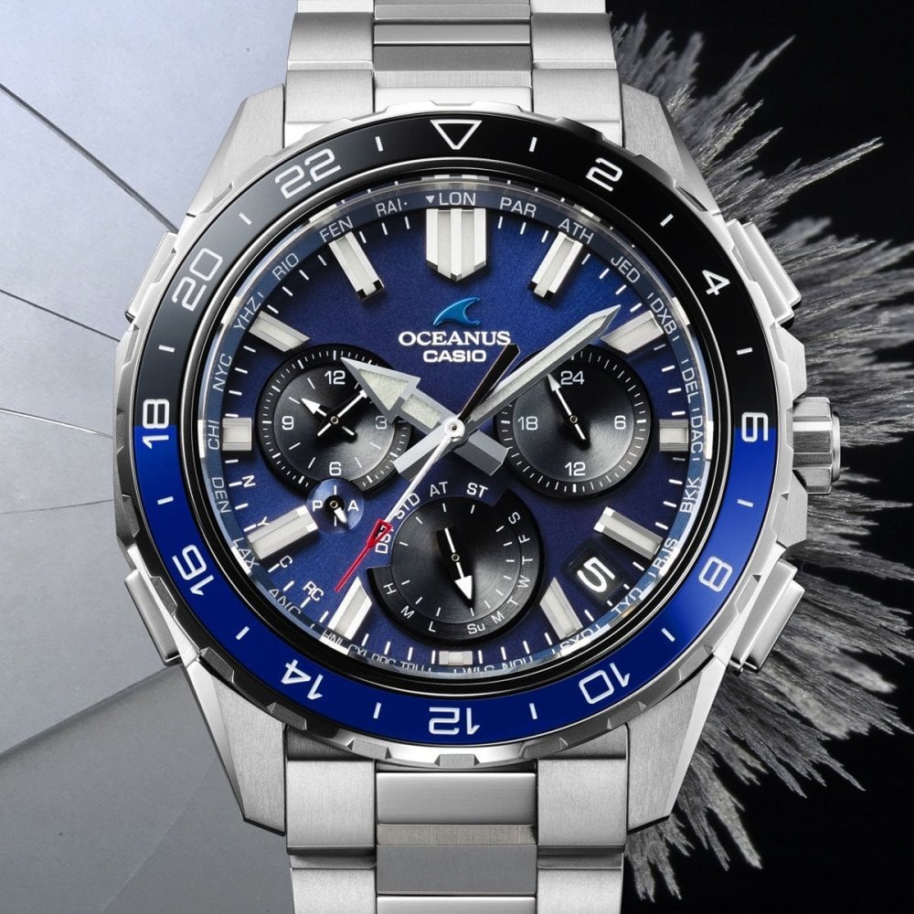 オシアナス CACHALOT カシャロ 電波 ソーラー 腕時計 メンズ OCW-P3000-2AJF タフソーラー CASIO OCEANUS カシオ 日本製 Premium Production Line【2026 新作】
