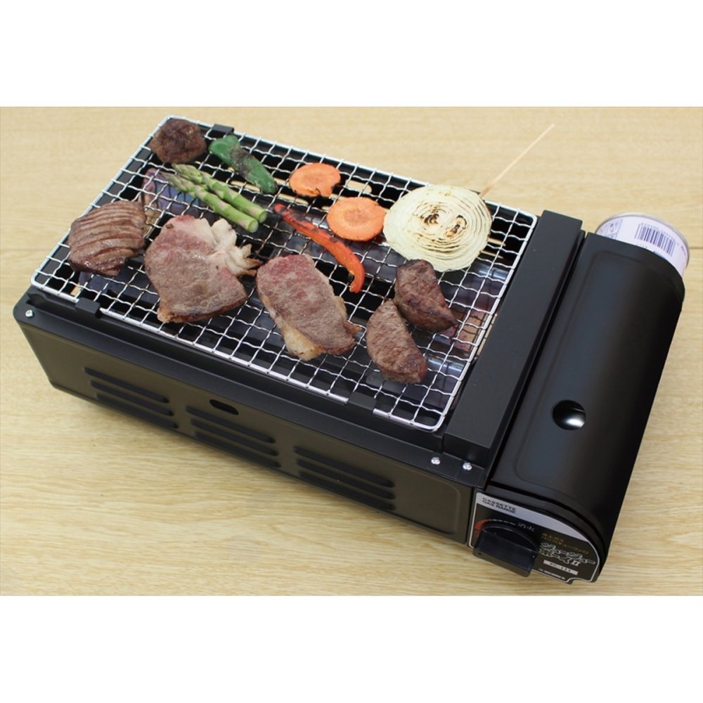 ジュージューボーイII カセットコンロ カセットボンベグリル 卓上焼肉グリル マグネット式グリル【北海道・沖縄県・離島 配送不可】