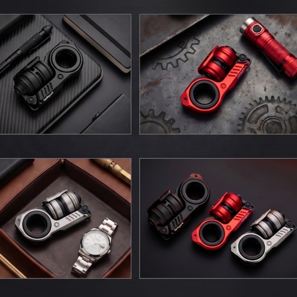 【ラッピング無料】GoBiggeR ハイエンド フィジェットトイ 磁気スライダー 合金製 EDC ギア ASMR 金属音 大人向け メンズ ギフト 誕生日 プレゼント ストレス発散 Sinian Lite