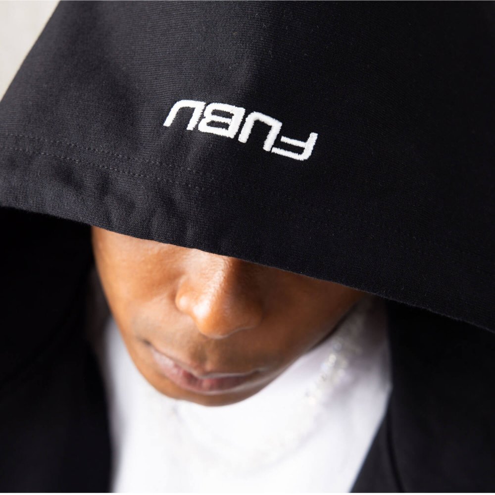 FUBU フブ パーカー メンズ レディース fam-62705 OGロゴ ジップ フーディー フルジップ ジップアップ スウェット サガラ刺繍 ワッペン ビッグシルエット ストリート ヒップホップ ダンス カジュアル トップス M L XL XXL 2026FW Karlas