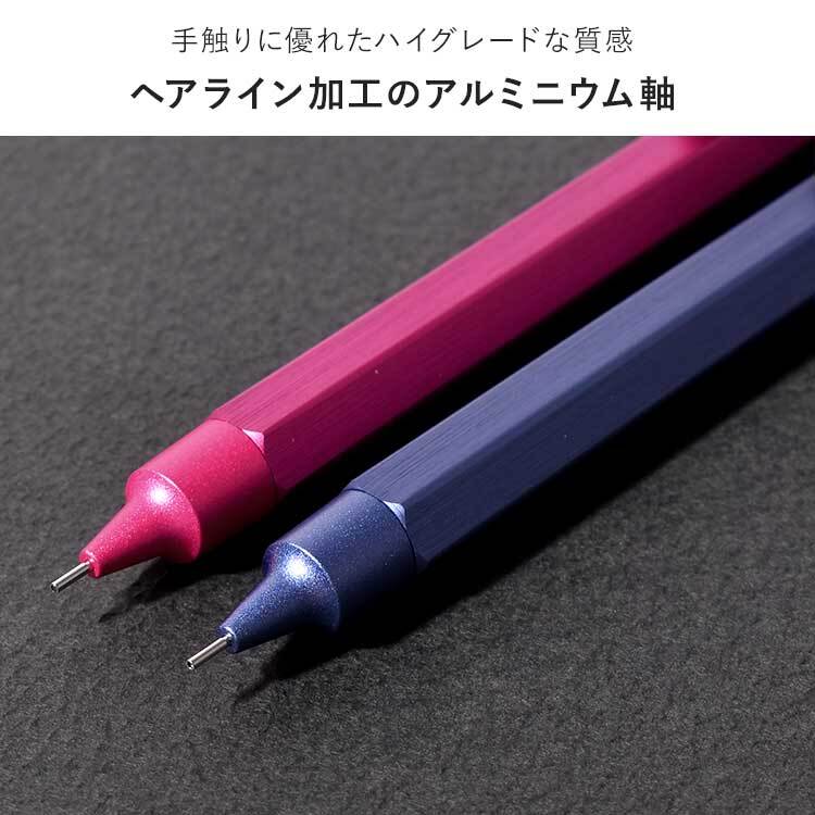 ロディア スクリプト シャープペン RHODIA シャーペン 限定色 高級 金属製 書きやすい 0.5mm 日本製 シャープペンシル プレゼント 男性 女性 メンズ ギフト おしゃれ 大人 贈り物 ピンク ブルー 高級文具 文房具 筆記用具 高級感 社会人 就職 入学 卒業 祝い 誕生日 箱入り