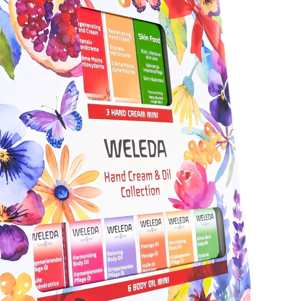 ハンドクリーム　WELEDA（ヴェレダ）ハンドクリーム&オイル コレクション（ハンドクリーム2種／全身用クリーム1種／ボディオイル6種）　ミニサイズのセット 旅行や携帯に便利 #61685 肌ケア　プレゼント