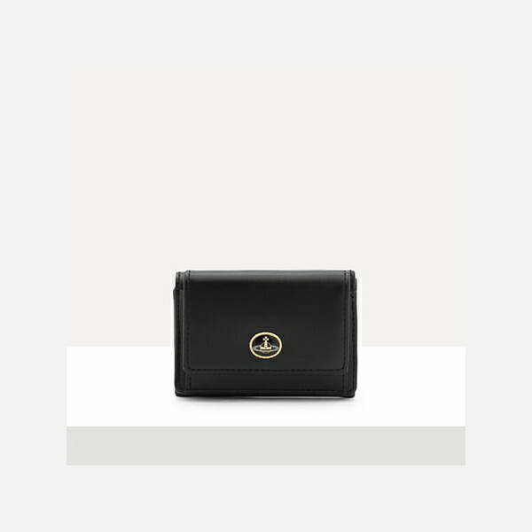 【無料ラッピング】 ヴィヴィアン ウエストウッド Vivienne Westwood 財布 ミニ財布 折財布 Vintage Orb ヴィンテージ オーブ 三つ折りミニウォレット 限定 ブラック ブランド 正規品 新品 ギフト プレゼント 人気 おすすめ 誕生日 記念日 クリスマス 送料無料 vwt522439