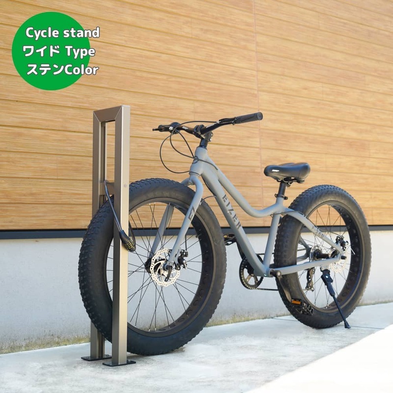 ラック サイクルスタンド DIY 床付け 1台 かっこいい おしゃれ 自転車スタンド 屋外 自転車 スタンド サイクル 駐輪場 固定式 固定タイプ 盗難防止 3インチ 4インチ 5インチ 新生活