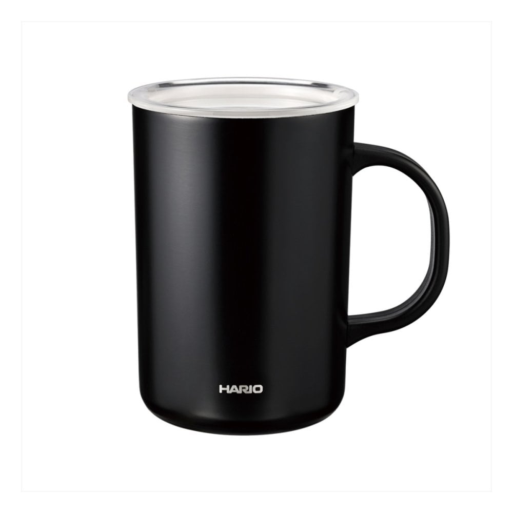ハリオ セラミックコーティング 真空二重保温マグ 470mL ブラック マグカップ ステンレスマグ 保温保冷 カップ【北海道・沖縄県・離島 配送不可】