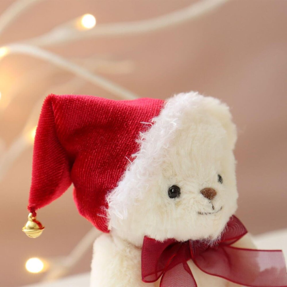クリスマスプレゼント 彼女 女性 《X'mas限定モデル》【ふわふわベア キーホルダー 】 アクセサリー イヤーカフ マスコット 女の子 おしゃれ イヤリング キーチェーン くま 可愛い 名入れ 娘 孫 友達 テディベア 名前 シンプル 10代 20代 サンタ 妻 ぬいぐるみ 限定 【クリスマス限定 ギフトボックス入り】 26クリスマスFUUイヤーカフ 8033700