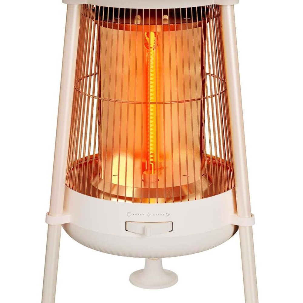 電気ヒーター NUKUREA ヌクレア 3秒即暖 360度 カーボンヒーター 遠赤外線 無風 400W 800W 2段階温度調節 飲み物保温 シルバープレート 転倒時加熱停止 取っ手付き 足元暖房 テーブル型 リビング ダイニング デスク 一人暮らし 冬家電 プレゼント ギフト