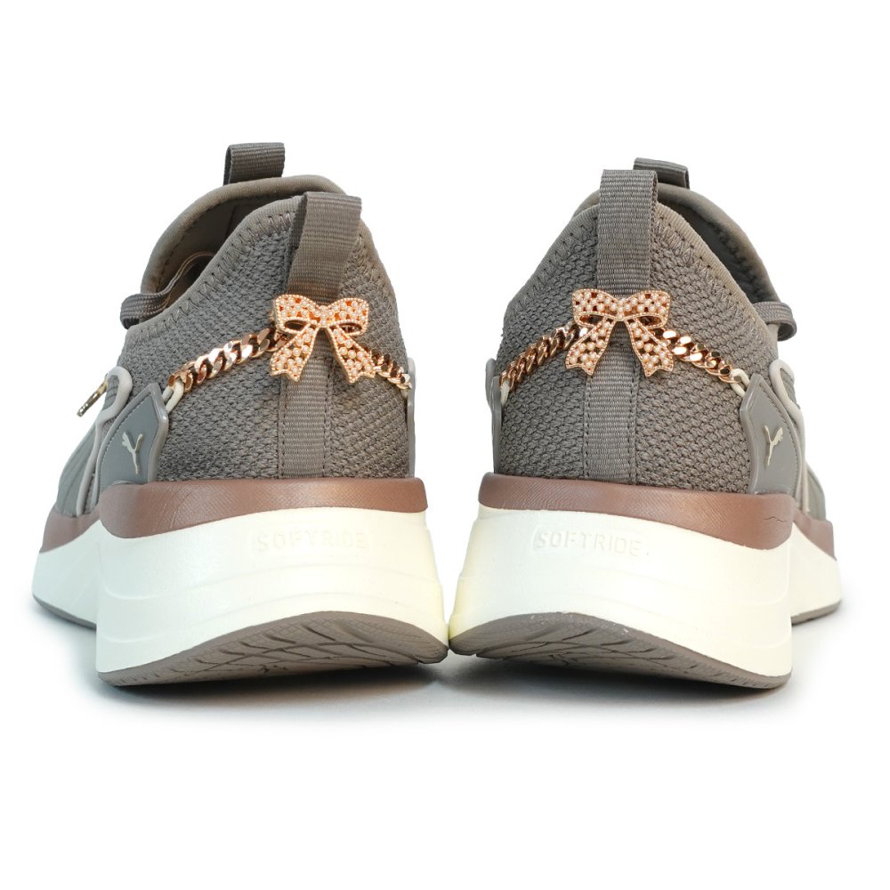 プーマ  PUMA  レディース スニーカー ソフトライド SOFTRIDE サブリナ スニーカー シューズ スリッポン 314086-01 グレー/ホワイト