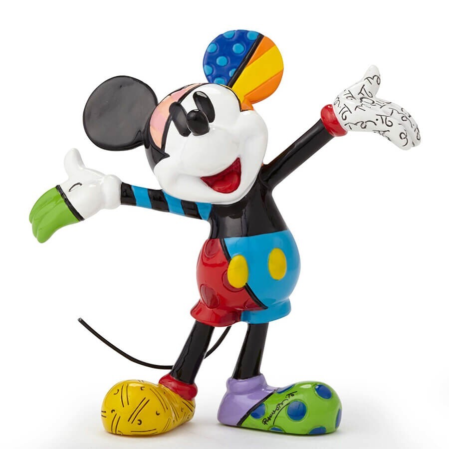 ミッキーマウス ミニ Romero Britto 8.3cm | ロメロ・ブリット デザイン アート 正規輸入品