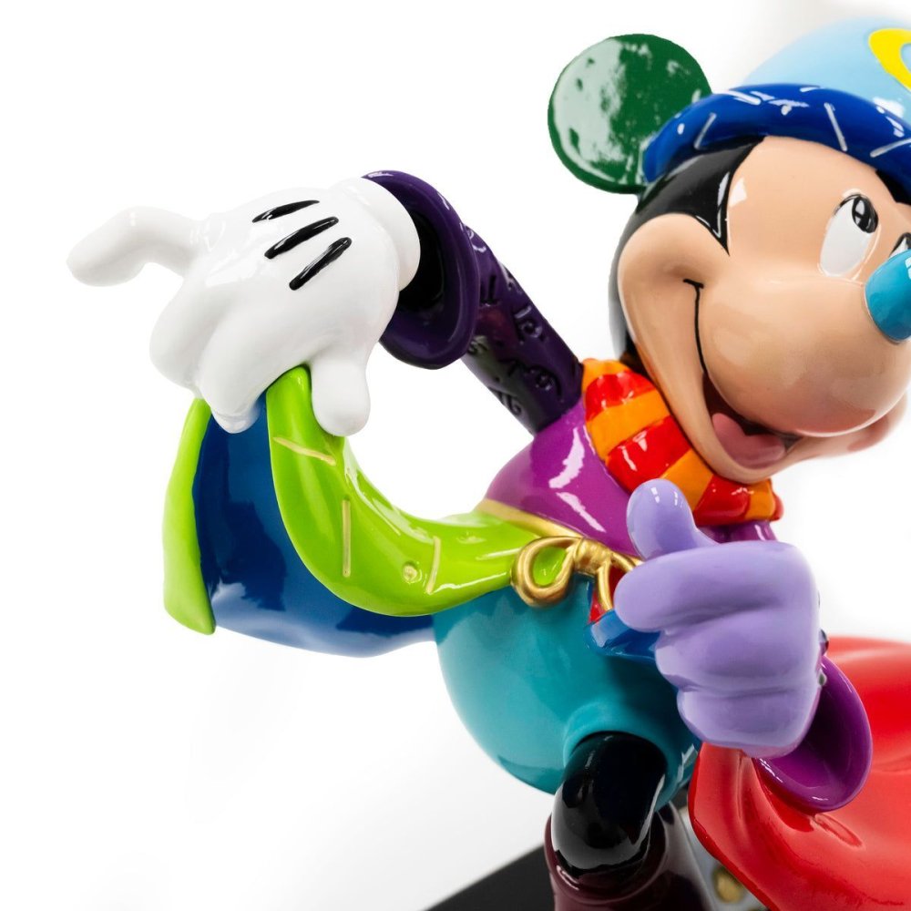 ファンタジア ソーサラー ミッキー 20.3cm | ロメロ・ブリット Romero Britto デザイン アート 正規輸入品