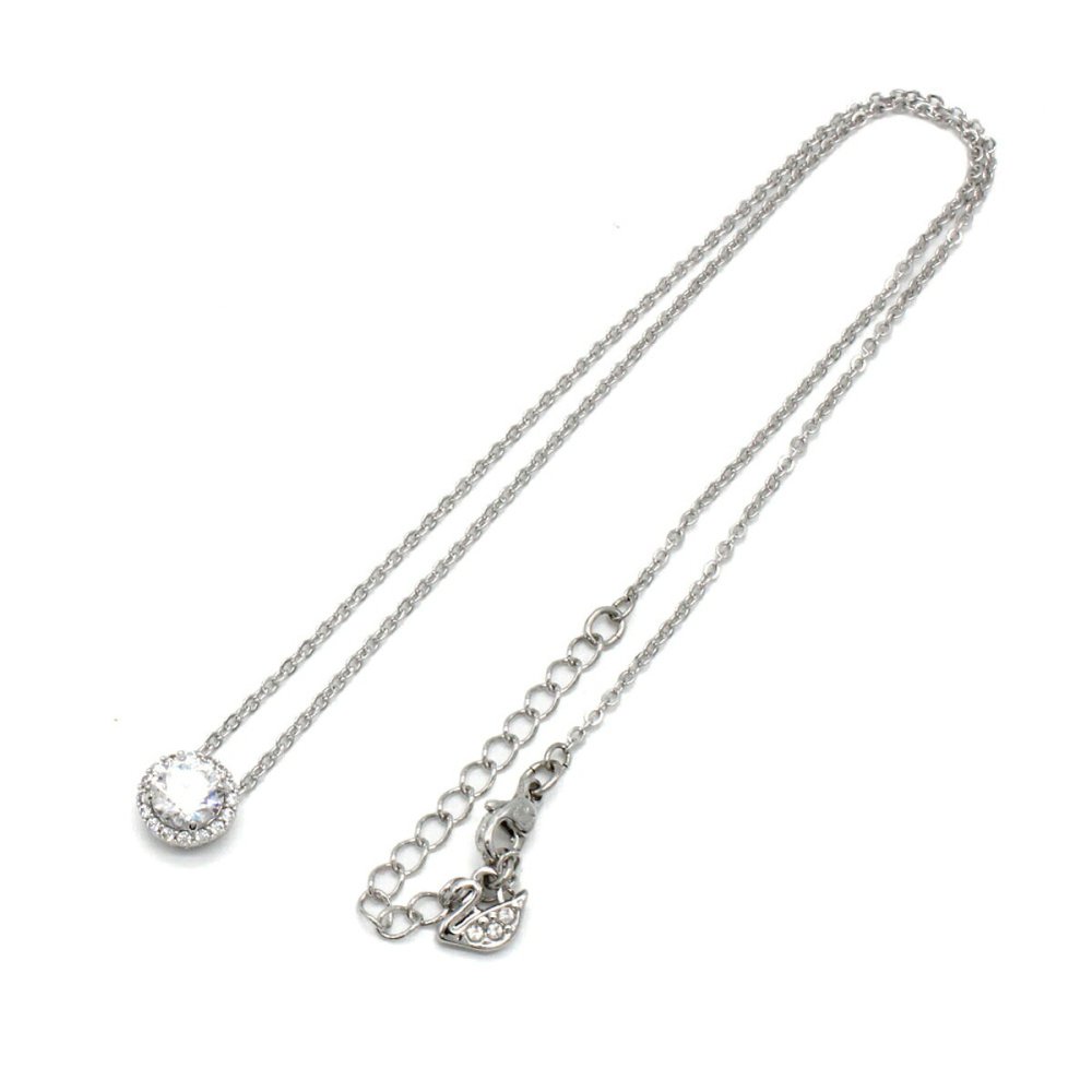 スワロフスキー SWAROVSKI ネックレス ペンダント アクセサリー 5567931 アンジェリック ラウンド Angelic Round シルバー＋クリア
