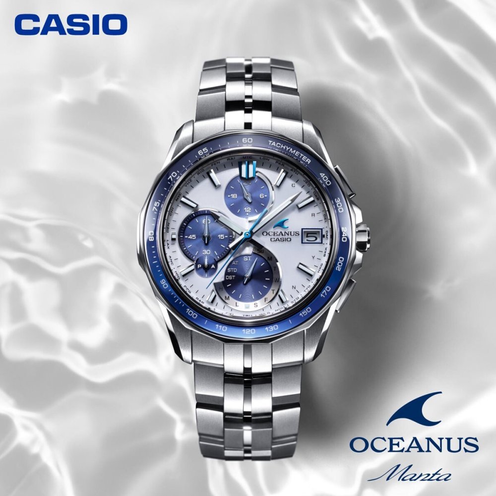 オシアナス Manta マンタ OCW-S7000D-7AJF メンズ 腕時計 電波ソーラー タフソーラー CASIO カシオ 日本製 Premium Production Line