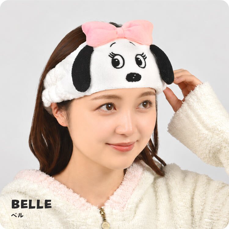 ヘアバンド スヌーピー 洗顔 キャラクター キッズ 大人 かわいい 耳付き ふわふわ おしゃれ 女性 レディース 男性OK 小学生 中学生 高校生 大学生 子ども ユニセックス ヘッドバンド ヘアゴム お風呂上がり メイク 伸縮性 プレゼント SNOOPY オラフ ベル もこもこ タオル生地