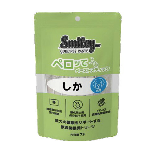 QIX キックス Smiley スマイリー 犬用おやつ ペロッて しか 7本入り
