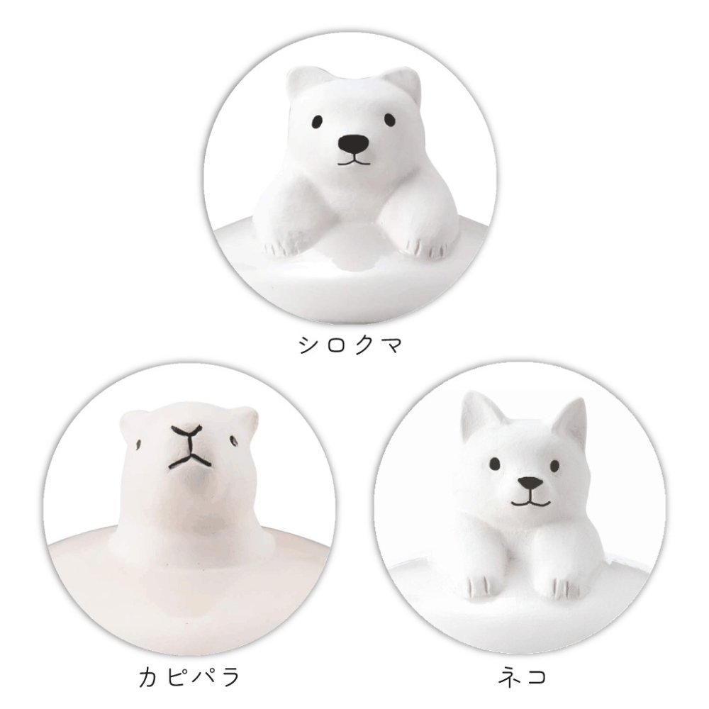 水に浸かった姿がかわいい 電気を使わないアニマル加湿器 気化式 エコ ドーム型 動物 シロクマ ネコ カピパラ リラックス 加湿 日本製 寝室 デスク ギフト プレゼント 無料ラッピング 女性 男性 母の日 クリスマス 誕生日 メッセージカード
