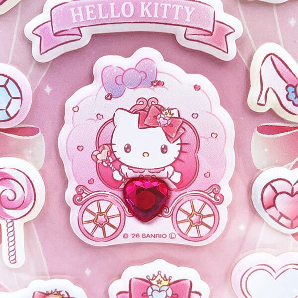 サンリオ ハローキティ ジュエルマシュマロシール (スパークルジュエル) 文具 Sanrio